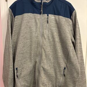 Orvis Heather Gray and Navy Jacket